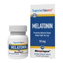 Source supérieure Melatonin 10 mg - Supplément de soutien au sommeil sain pour les adultes - Formule de mélatonine avec aide à la camomille Relaxation et sommeil reposant - 100 comprimés de dissolution sublinguale
