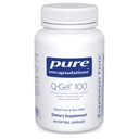 Encapsulations pures Q-Gel 100 (Hydrosoluble CoQ10) .CoQ10 avec vitamine E pour améliorer la solubilité.