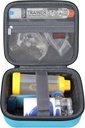 Elonbo Carrying Case für tragbare Handheld Inhaler Nebulizer Maschine Asthma Inhaler Spacer, EpiPen Travel Medicine Kit, Handheld Mesh Zerstäuber Maschinenhalter Tasche, Tasche passt Auvi Q Ventolin, Blau