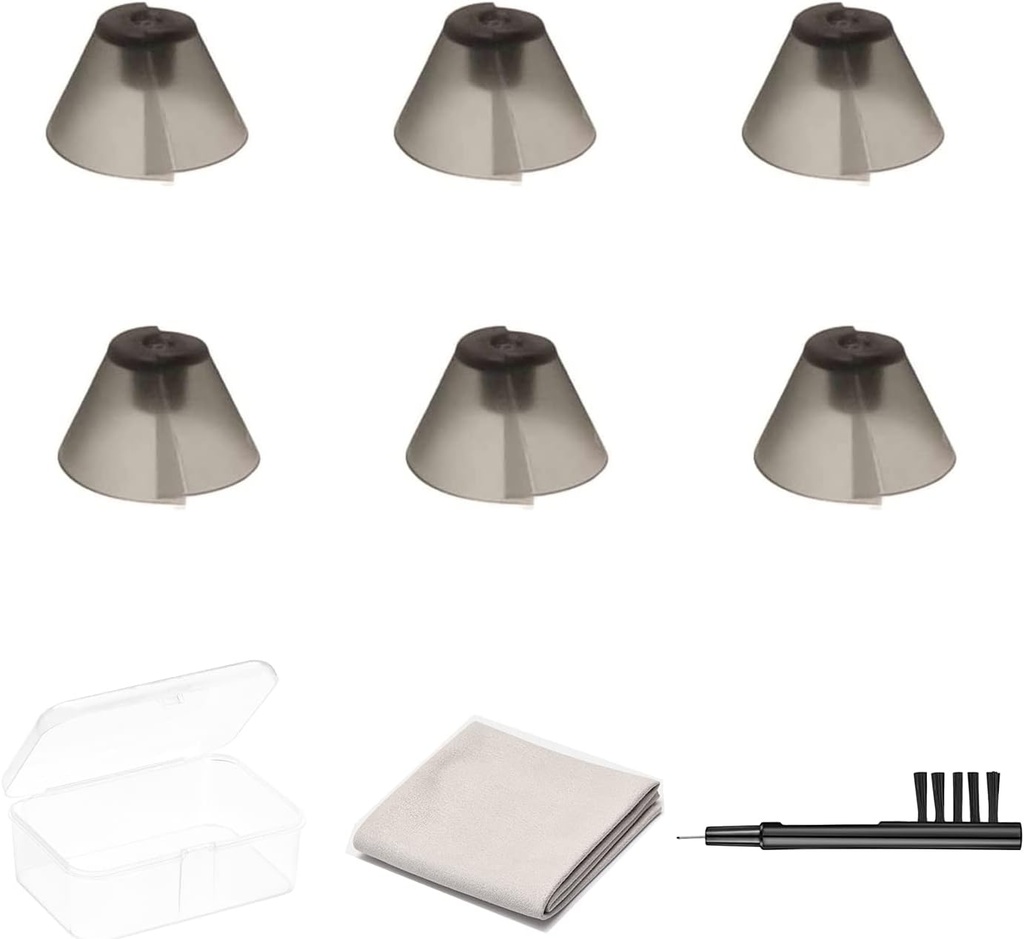6 comtes GN Resound Safe Fit Authentic Aid Domes for Standard Receiver BTE Amplificateur d'oreille Conseils d'oreille Domes