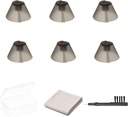 6 comtes GN Resound Safe Fit Authentic Aid Domes for Standard Receiver BTE Amplificateur d'oreille Conseils d'oreille Domes