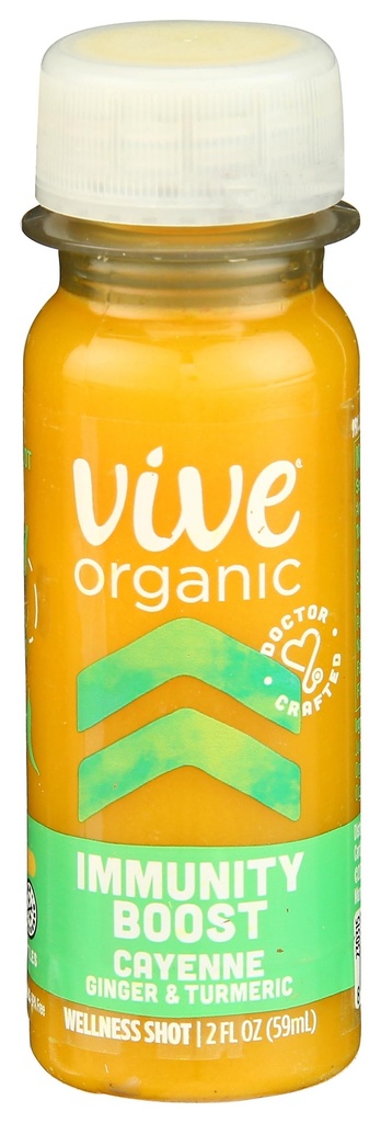 Vive Immunity Bio Boost Cayenne, Ginger & Turmeric Shot (2oz bouteille)