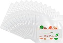 Pill Pouch Bags for Travel (120 Pack), 6 Mil BPA Sacs à pilules réutilisables 3 x 2,75 pouce pour la médecine avec écrire sur l'étiquette Clear Ziplock Seal Waterproof AM PM Pill Baggies for Medicine Organizer