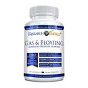 Forschung Verified Gas and Bloating - Relax Intestinal Muskeln, Eliminate Gas Buildup - Artichoke Powder, Ginger, Peppermint Blatt Pulver - 60 Kapseln - Vegan...