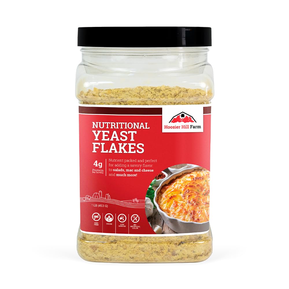 Hoosier Hill Farm Flakes de levures nutritionnelles, 1LB (paquet de 1)