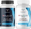 Supplément à oxyde nitrique triple puissance VitaFLUX pour les performances masculines + supplément à oxyde nitrique pour les femmes, augmentation de la circulation, augmentation de l'énergie et de la santé cardiaque, performance, étamine, énergie