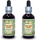 Tian Men Dong, Asparagus (Asparagus Cochinensis) Glycerit, Getrockneter Wurzelpulver Alkoholfreier Flüssigextrakt (Markenname: HerbalTerra, Proudly Made in USA) 2x2 fl.oz (2x60 ml)