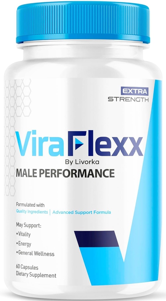 ViraFlexx Pro Capsules pour hommes, Officiel ViraFlexx Pro Pills Homme Support Toutes les Formules Avancées Naturelles Premium, ViraFlex Support Supplément, Vira Flexx Commentaires, 60 Capsules pour 1 mois