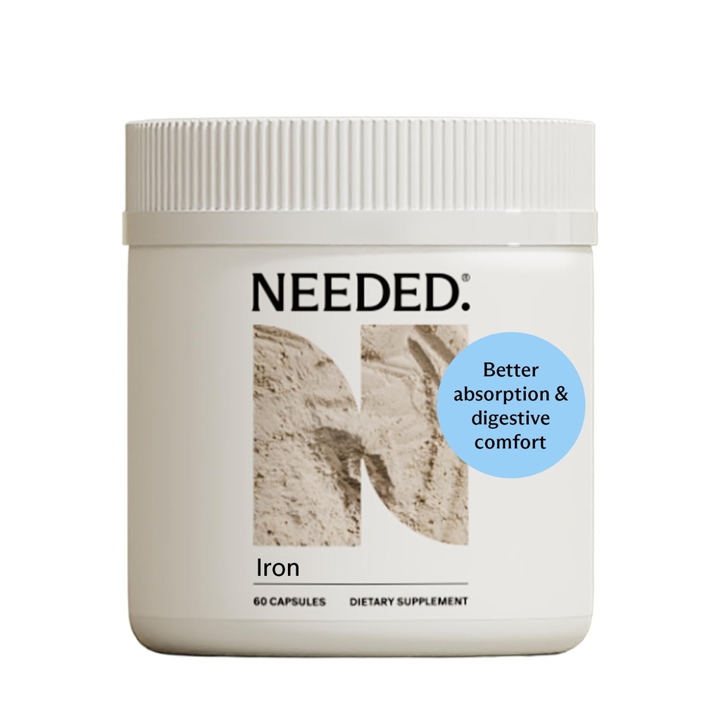 Braucht. Pränatale Eisen-Ergänzung - Schwangerschaft, Stillen, Postpartum - Aids Energie, Geburt Gewicht & Baby's Neural Development - Non-Constipating & Gentle on Stomach - Flexible Dosierung für Schwangerschaft
