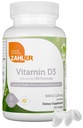 Zahler - Advanced Vitamin D3 5000 IU Softgels (250 Zähler) Kosher Vegetarisch Freundliches Vitamin D für Immununterstützung, Knochen, Zähne & Muskel Gesundheit - Tägliche D3 Vitamin-Ergänzung für Erwachsene - Easy Swallow V