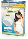 Preggie Anti-Nausea Wristbands – Morning Maladie Relief – Test clinique Nausées Relief Aid - Grossesse Nausées Relief – Acupression Wristband - Side Effect Free - 2 paires, ensemble de 4 bandes - Blanc