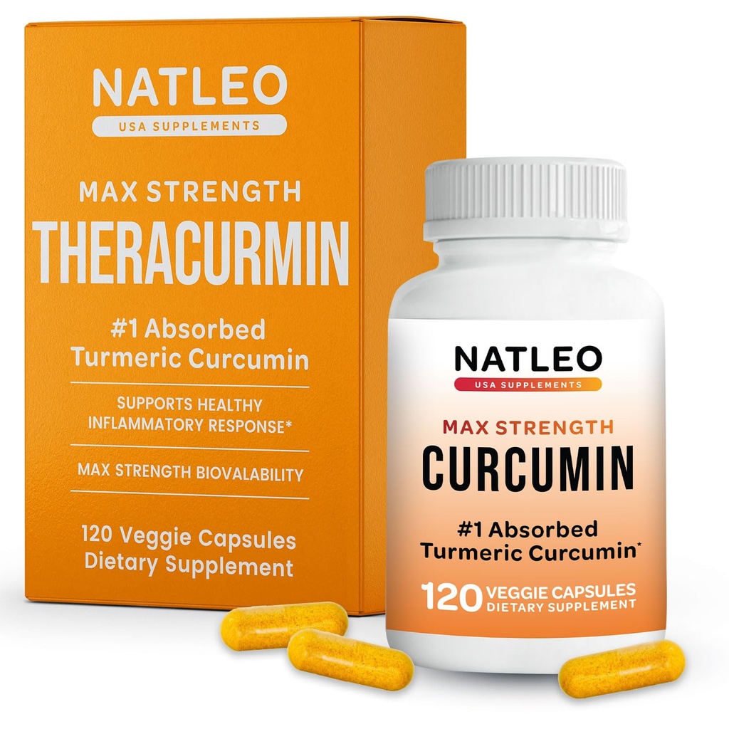 Theracurmin Turmeric Curcumin Supplément, 120 Compte, haute absorption Turmeric & Curcumin - Supplément conjoint pour les hommes et les femmes - 42,6X Plus Bioavailablity