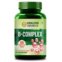Himalayan Bios Vitamin B Complex mit 100% RDA B1, B2, B3, B5, B6, B9 & B12 | 120 Veg Tabletten