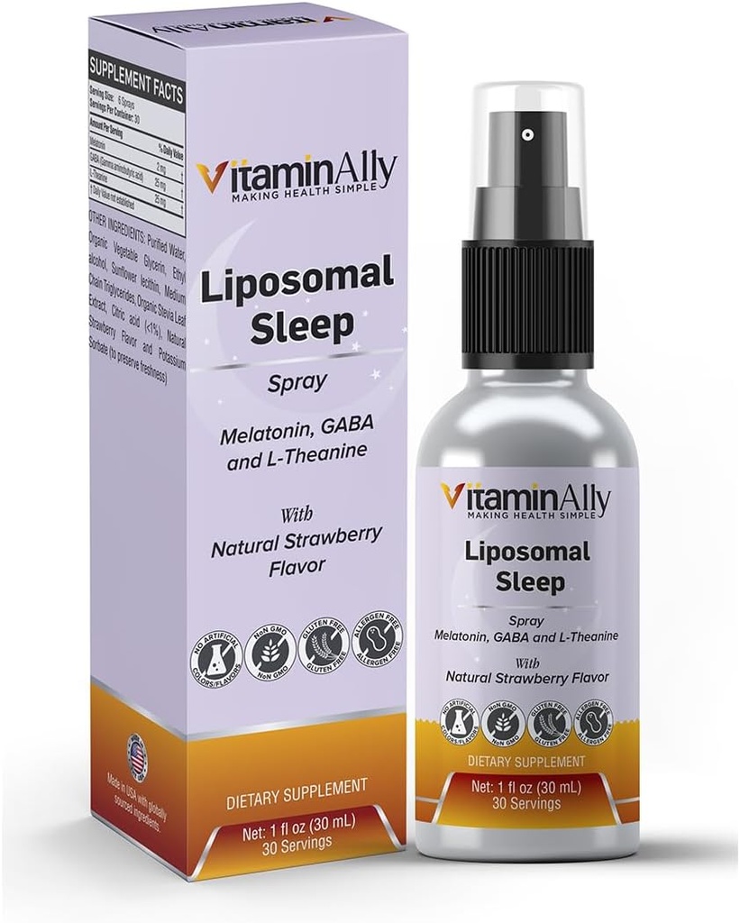 Vaporisateur de sommeil liquide liposomale Relaxation et soutien du sommeil