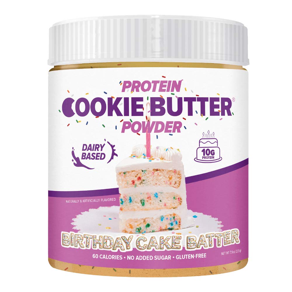 Flexible Ernährung Lifestyle Whey Protein Cookie Butter Pulver - Geburtstag Kuchen Batter | Keto-Friendly, Low Carb, keine hinzugefügt Zucker, Gluten-Free | Einfach zu mischen, backen und verbreiten | 7.9oz