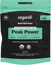 Organifi Peak Power, Pre Workout Pulver zur Unterstützung der Hydration, mit Lion's Mane und Guayusa