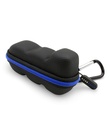 CASEMATIX Asthma Inhaler Travel Case mit Lanyard und Clip-on Schlüsselanhänger Carabiner, Inhaler Holder Case Only, Schwarz