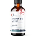 Designs für die Gesundheit Vitamin B6 Flüssigkeit - 50mg B6 mit Magnesium Chelat + Zink-Ergänzung - absorbiert leicht + Great Tasting Himbeergeschmack (24 Portionen / 4 Fl Oz)