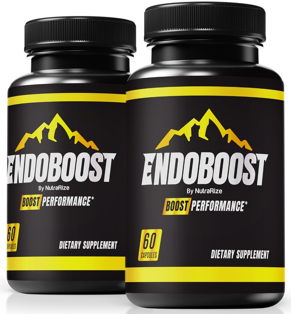 NutraRize (Pack mit 2 Endoboost für Herren - (offiziell) Endoboost Male Performance, Supplements, Kapseln, Endobost Bewertungen für Health Pills Pro Advanced Formula (120 Kapseln)