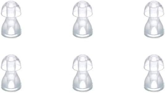 (6pcs/lot)Hearing Aid Ohr Tipps Silikon Ohrstöpsel Domes für BTE,ITE und Taschen Hörgeräte Ohrstöpsel (Small φ8mm)
