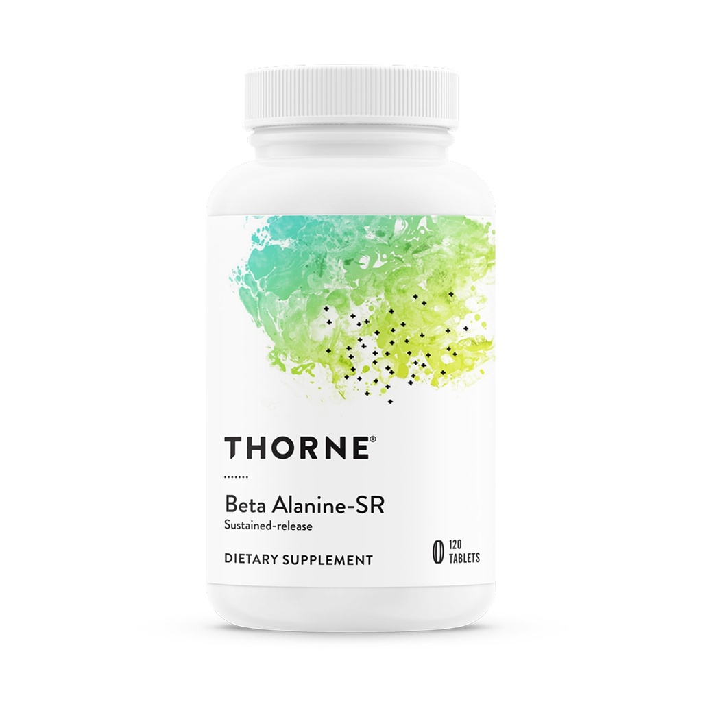 THORNE - Beta Alanine Sustained Release - Unterstützt Muskel-Ausgang & Endurance - Hilft, Fatigue & Soreness zu reduzieren* - Amino Acid Supplement - NSF zertifiziert für Sport - Gluten & Dairy-Free - 120 Tabletten
