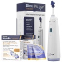 SinuPulse Reisender mit 90 Sinuair-Packets - Cordless Pulsating Nasal Bewässerung Sinus Rinse System, Space Saving Cleaner & Relief Maschine für Reisen, wirksamer als Neti Pot oder Nasenspray Flasche