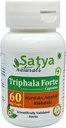 Triphala Forte Kapseln 500 mg. 60 Veg. Kapsel | Amalaki, Haritaki, Bibhitaki Extrakt Kapseln für Männer und Frauen | Ayurvedische Kräuterergänzung / Heilmittel | 10:1 Forte (1 Flasche 60 Kapseln)