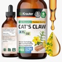 BIO KRAUTER Katzenkralle - Flüssige Katzen Kralle Kräuter für Immununterstützung - Alkohol & Zuckerfrei - Vegan Tropfen 4 Fl.Oz.