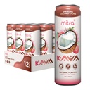 MITRA-9 Botanische Getränke - Kokosnuss Lychee Sparkling Kava Getränk mit Kava Wurzelextrakt - Mood Enhancer - Pflanzenbasiert - Fördert natürliche Kalk & Klarheit (12 Fl. Oz) (12)