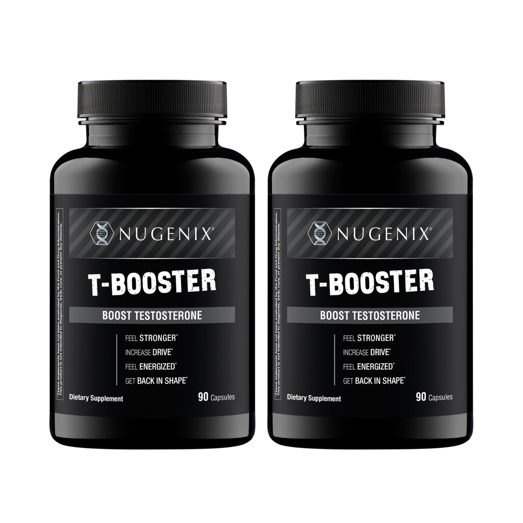 Nugenix T Booster - Free Testosterone Booster Supplement for Men, 180 Count