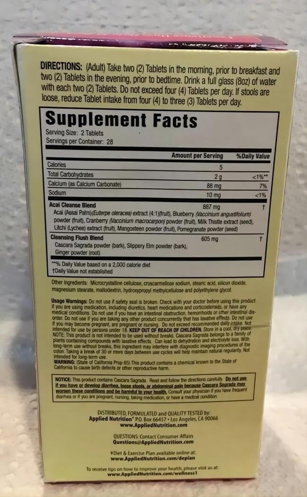 14-Tag Acai Berry Cleanse 56-Count Bottle (Pack mit 3) EW@GHT