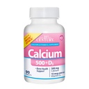 21st Century Calcium Plus Extra D Caplets, 500 mg, 90 Count, Packung von 1