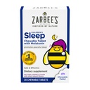 Zarbee's Kinder 1mg Melatonin Kautablettt, Drug-Free & Effective Sleep Supplement, Einfach zu nehmen natürliche Trauben Flavor Tabletten für Kinder Alter 3 und oben, 30 Count