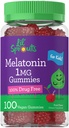 Carlyle Kids Melatonin Gummies | 1 mg 100 Count | Fruit Flavor Gummy | Vegan, Non-GMO, Glutenfrei | Von Lil Sprouts