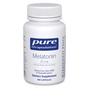 Pure Encapsulations Melatonin 20 mg - Not Intended for Sleep Support - for Immune System & Healthy Cells - 99.5% Purity Melatonin - Gluten Free & Non-GMO - 180 Capsules