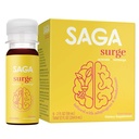 SAGA SURGE Organic Energy Shots (en anglais seulement) Performance Drink Yerba Mate & Alpha GPC Supplement avec CoQ10, Turmeric & Champignons (en anglais seulement) Boost Boost Boost pour Focus, Endurance & Performance (en anglais seulement) 2oz Peach Mango