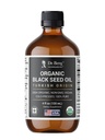 Dr. Berg Black Seed Oil Organic Cold Pressed – Pure Nigella Sativa Black Cumin Oil – USDA Organic, Halal, Vegan – für Haare, Haut, Immununterstützung – Unrefined Liquid – 4 oz Glasflasche