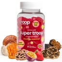 Gummies de champignons Super 6 de la troupe — Immunité, énergie et amélioration de l'humeur — Corps à fruits triple-extrait — Vegan, 60 comtes
