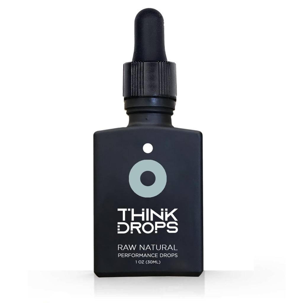 DROP FX Think Drops - Fast-Absorbierende L-Theanin & Ashwagandha Flüssigkeitsfokus-Ergänzung, Natürliche Nootropic für verbesserte Speicher- und Kognitive Funktion