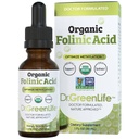 Dr. Green Mom USDA Organic Folinic Acid Drops - 500 mcg pro Drop | Methylierung Unterstützung B9 Ergänzungen für Kinder & Erwachsene | Unterstützt neurologische Funktion, Nervous System Health & DNA Synthese