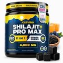 KLEVIRO 30:1 Shilajit Gummi für Männer | 78% Fulvic Säure | 11-in-1 Komplex mit Ashwagandha, Tongkat Ali, Manuka Honey, Rhodiola, Lion's Mane | Kein hinzugefügt Zucker | GMP zertifiziert &amp; getestet Lab