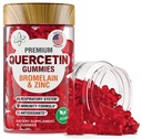 BioVit Quercetin Gummies 500MG - Aktiviertes Quercetin für Kinder & Erwachsene Immunsystem & Allergie - Kaubar mit Bromelain, Zink, Vitamin C, Vitamin D3 - Made in USA - 60 Vegan Gummy Bears