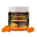 Gummies curcuma, Relief articulaire et musculaire + Support immunitaire, Arôme naturel des ananas, Non-OGM sans gluten, 90 Gummies