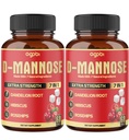 2 Packungen 60 Zähler 4 Monate - D-Mannose Kapseln - Natürliche Harnwege Gesundheit und Immununterstützung - 7in1 mit Cranberry, Dandelion, Hibiscus & More