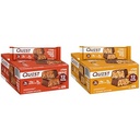 Quest Hero Protein Bars, Crispy Chocolate Caramel Pecan und Schokolade Peanut Butter, 15-18g Protein, 1g Zucker, 12 Count