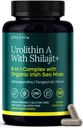 Urolithin-A Complex w Shilajit, Organic Sea Moss, Ashwagandha & Tongkat Ali, Natural Energy, Libido, Hormon Balance und Fokus für Männer & Frauen (Made in USA - 3. Partei getestet)