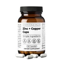 Santa Cruz Paleo, Zink & Kupfer Mineral Supplement, Hochabsorption Formel, Zink Ergänzung für Haut & Haar, L Methionin, Kupfer Gluconate, Trace Minerals, Glutenfrei, Keto, Paleo, 60 Kapseln