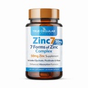Zinc7: Complexe de zinc 7-en-1 50mg - Absorption maximale pour la défense immunitaire, le sommeil profond et l'énergie toute la journée