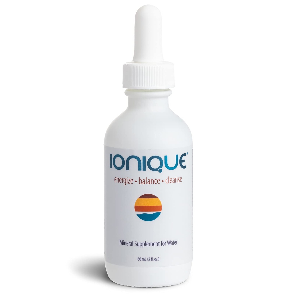 Nouveau supplément minéral ionique pour l'eau - Magnésium, système d'hydratation de traces minérales et électrolytes, support de la migraine, constipation, brouillard cérébral, crampes musculaires, sommeil, 1 bouteille de 2 onces de gouttes liquides