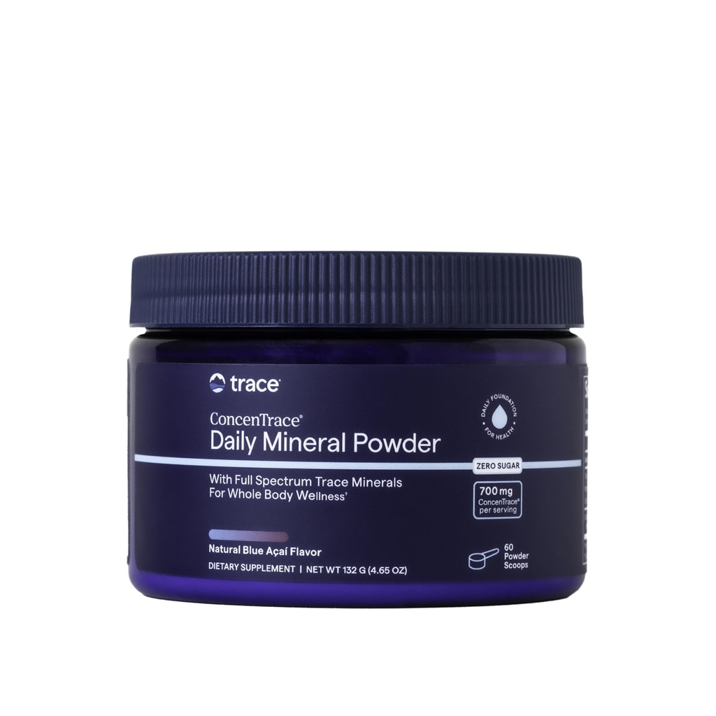 Trace Minerals ConcenTrace Daily Mineral Powder - unterstützt Energie, Verdauung, Knochengesundheit - 70+ Multiminerals Supplement mit Ionic Magnesium, Chloride, & Kalium, Sugar-Free (60 Portionen)